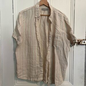 Everlane Linen short sleeve button down